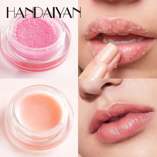 HANDAIYAN 2-in-1 Lip Scrub & Balm