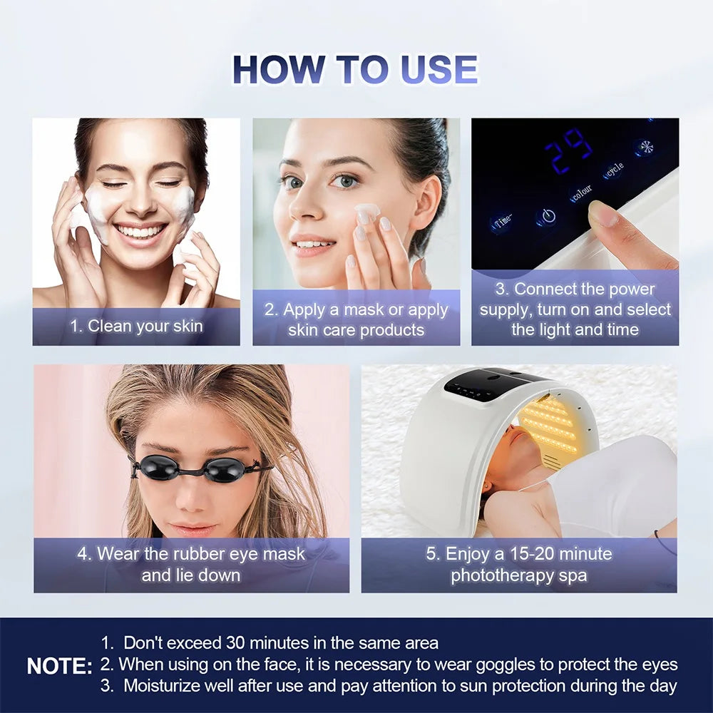 Professional 7 Colors PDT LED Advanced Light Therapy