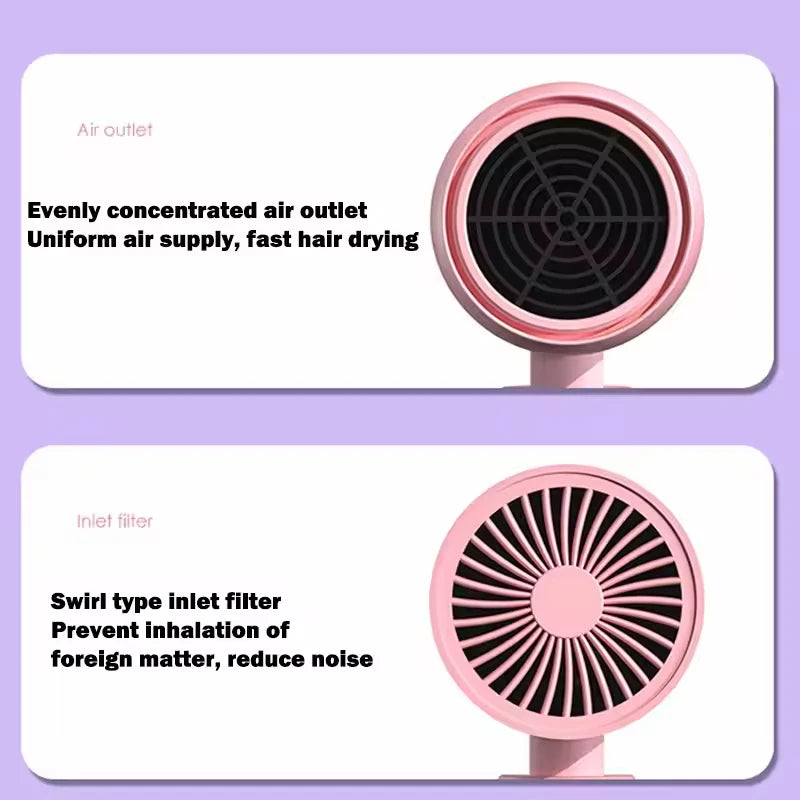 Mini Folding 750W Travel Compact Hair Dryer