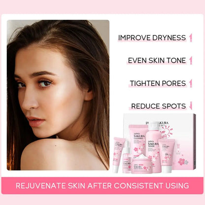 6 Piece Sakura Skincare Set