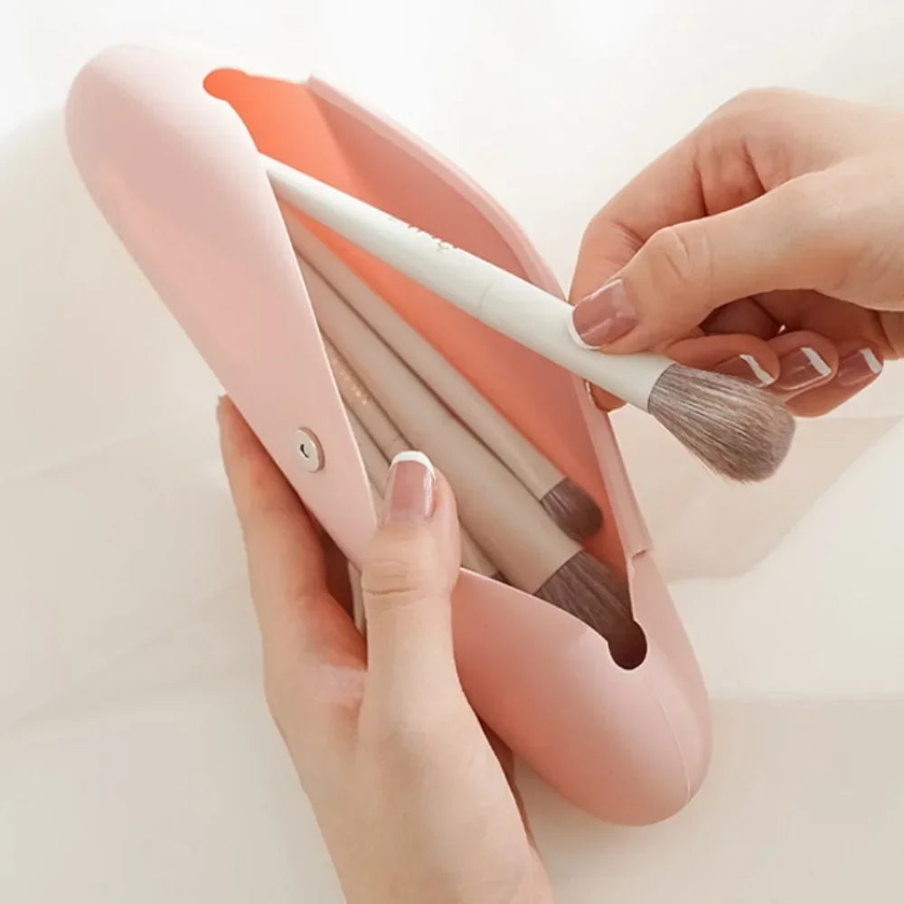 Travel Silicone Makeup Brush Holder