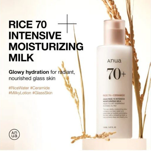 Anua Rice 70+ Ceramide Intensive Moisture Cleanser 150ml