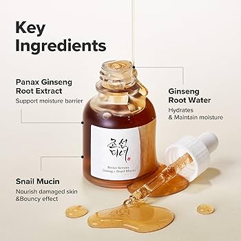 Revive Serum : Ginseng + Snail Mucin 30ml