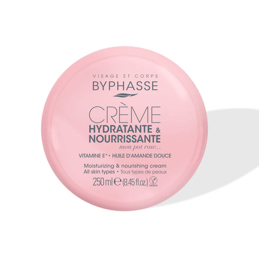 Byphasse, Byphasse, Vitamin E, Moisturizing, Cream, For Face & Body, 250 ml