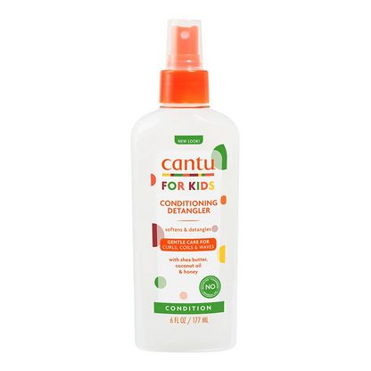 Cantu Conditioning Detangler for Kids bottle on a white background
