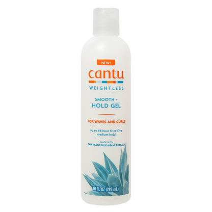 Cantu weightless smooth hold gel bottle on a white background