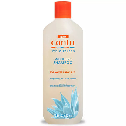 Cantu Weightless Smoothing Shampoo bottle on a white background