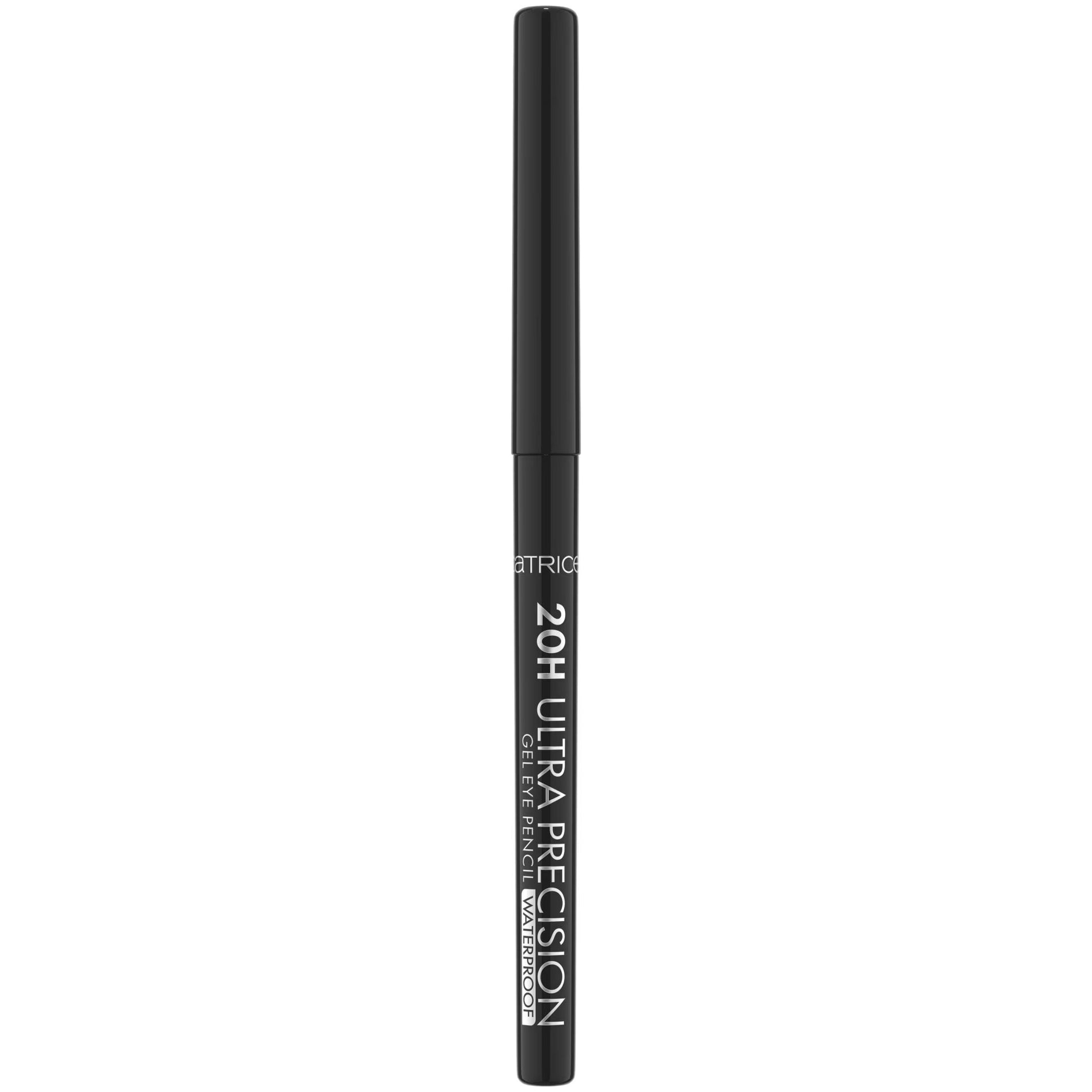 Black eyeliner pencil with '20H Ultra Precision' text on a white background