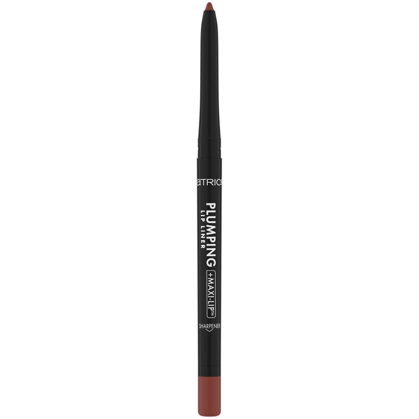 Lip liner pencil with brand name on a white background