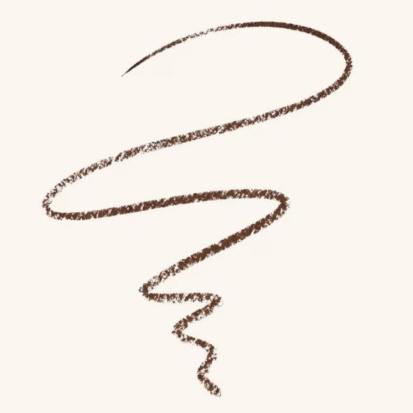 Brown wavy line on a white background