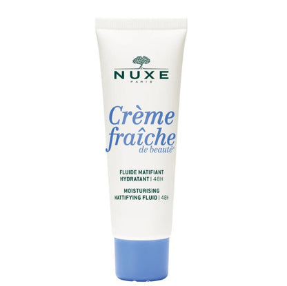 Nuxe Crème fraçhe skincare product on a white background
