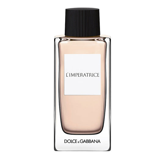 Dolce & Gabbana L'Imperatrice perfume bottle on a white background