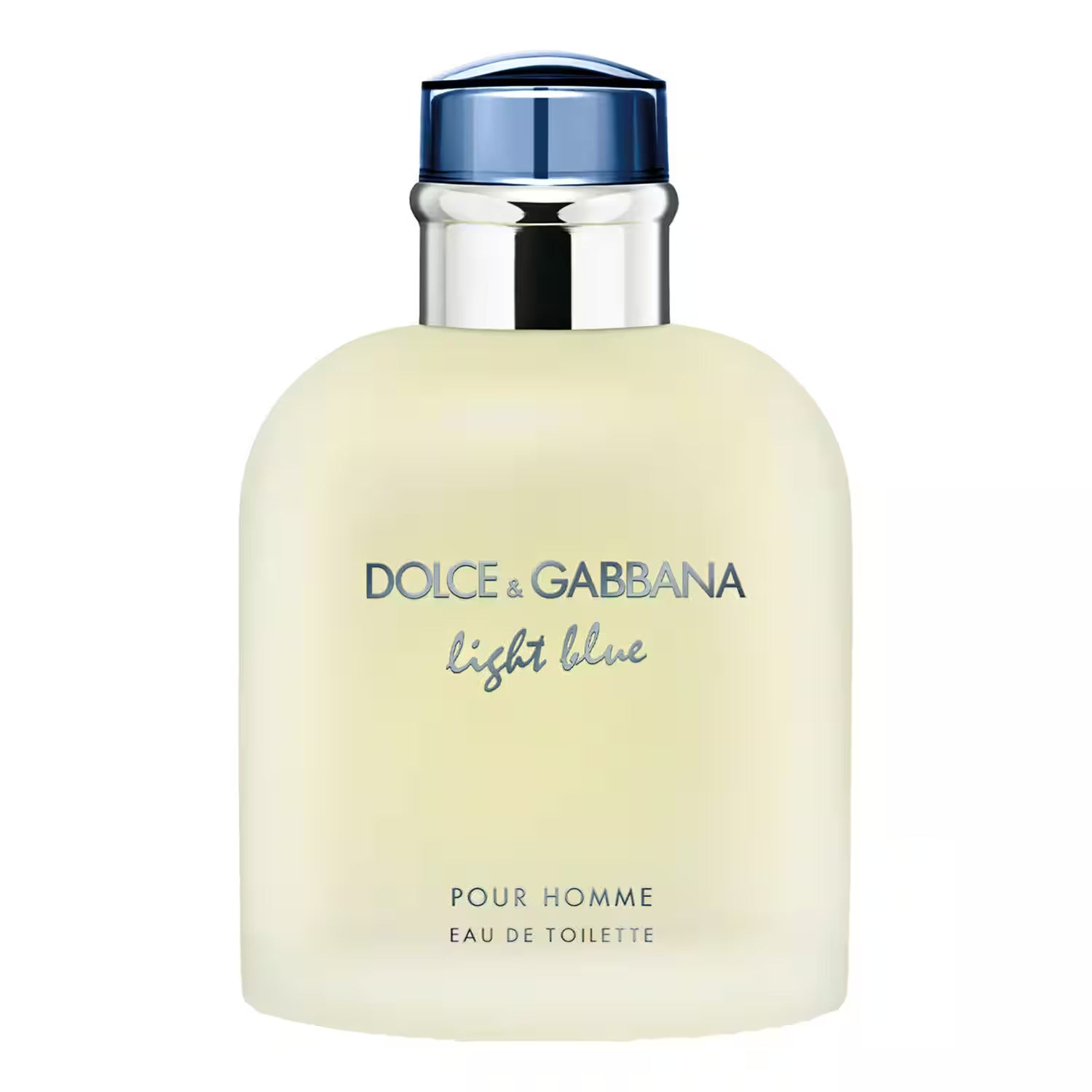 Dolce & Gabbana Light Blue pour Homme eau de toilette bottle on a white background