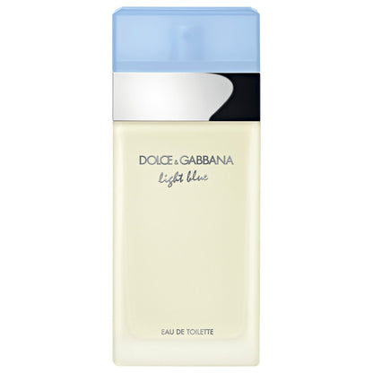 Dolce & Gabbana Light Blue perfume bottle on a white background
