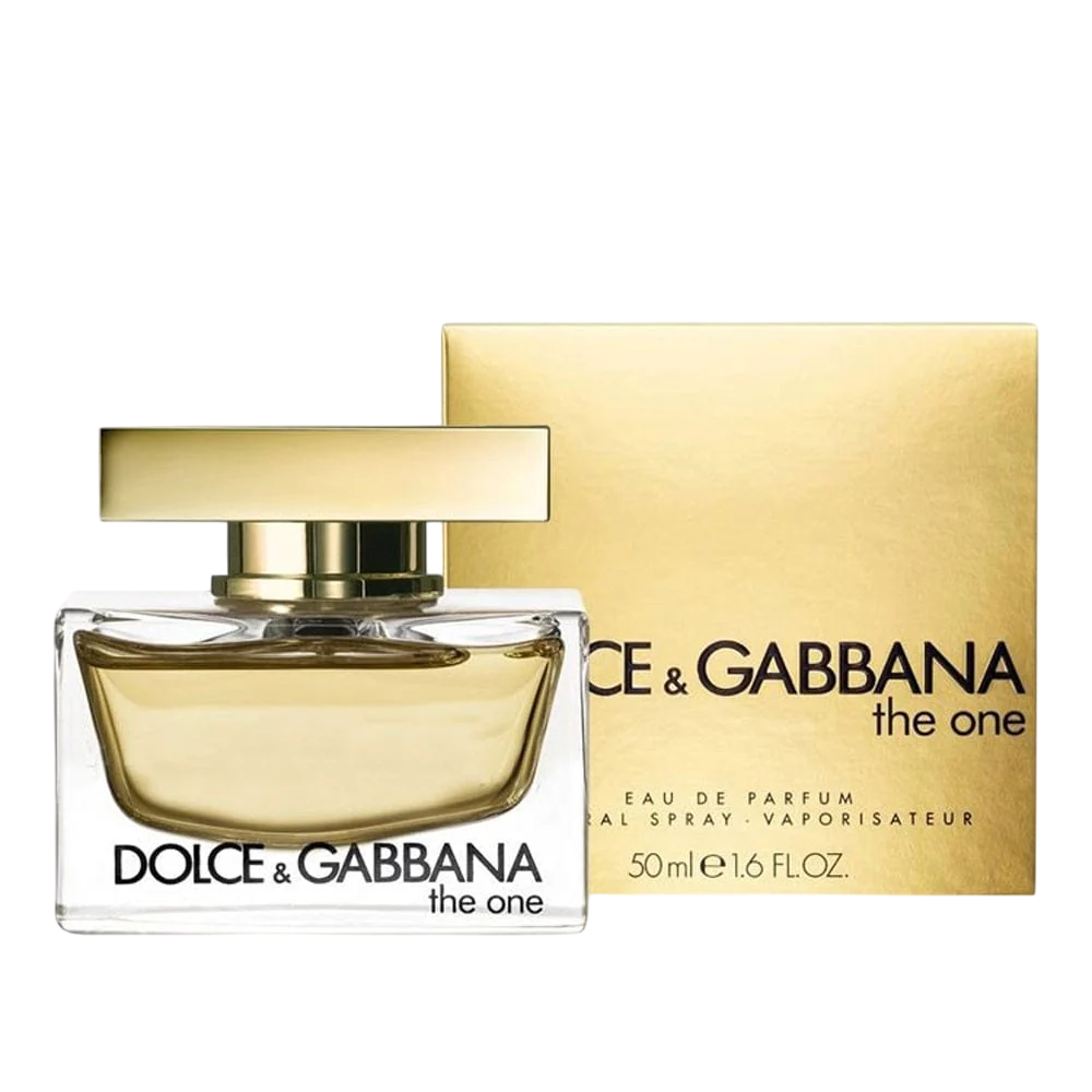 Dolce & Gabbana perfume bottle and packaging on a white background