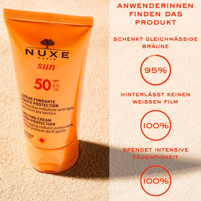 Nuxe Sun UV Protection Sunscreen Cream For Face SPF50 50 ml