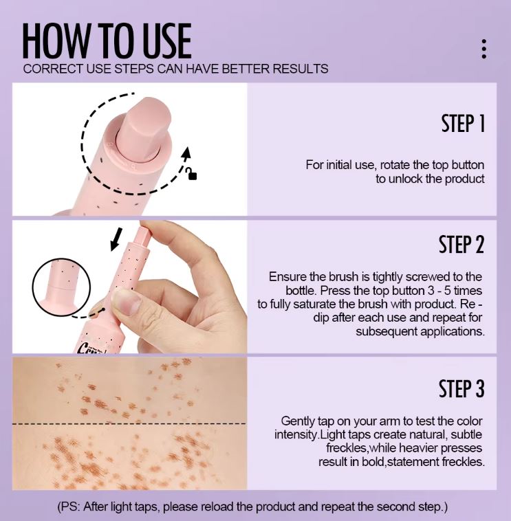 Freckle Crush Instant Natural Freckles Pen