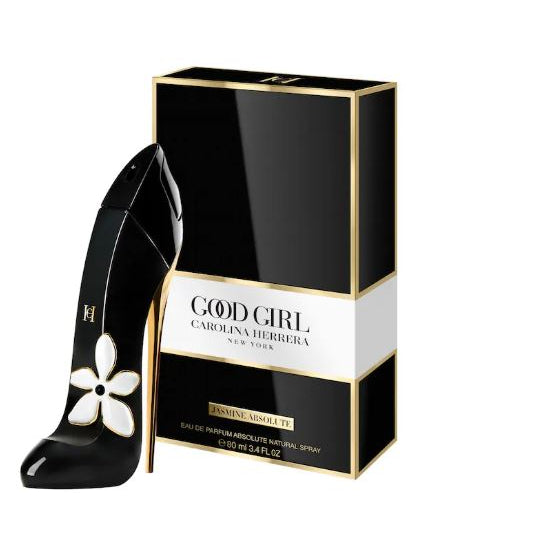 Carolina Herrera Good Girl perfume bottle and packaging on a white background