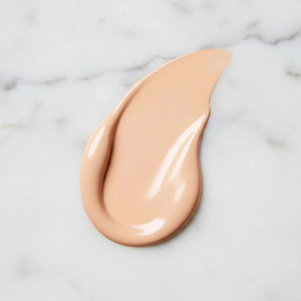 Rodial Glass Hyaluronic Acid Tinted Moisturizer Shade 1 Capri – ivory beige texture swatch