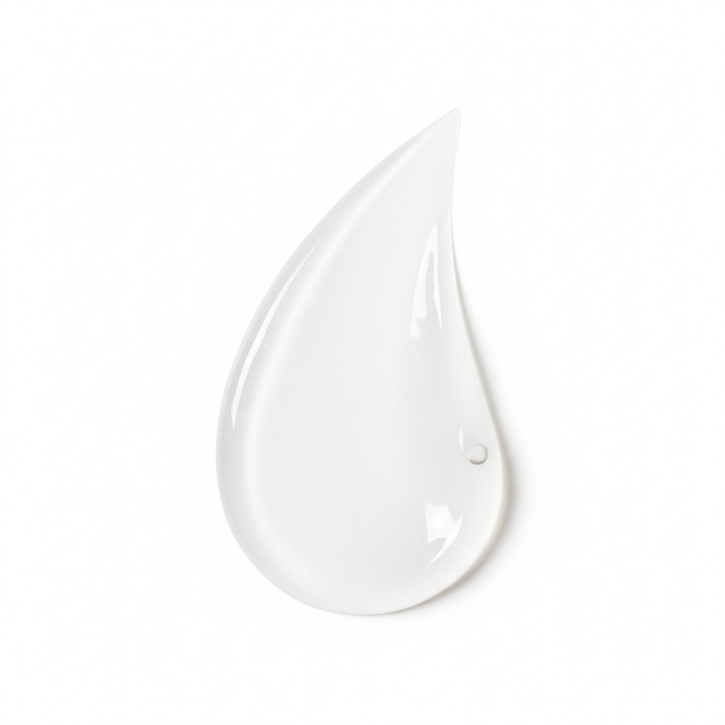 Rodial Bee Venom Night Gel white creamy gel texture swatch on white background