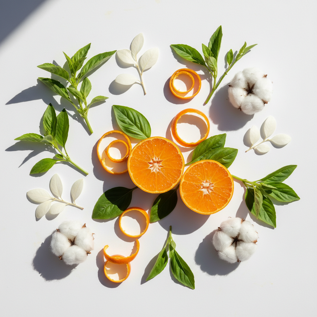 Notes olfactives Guerlain Aqua Allegoria Mandarine Basilic Forte — mandarine, basilic vert, petitgrain, musc blanc