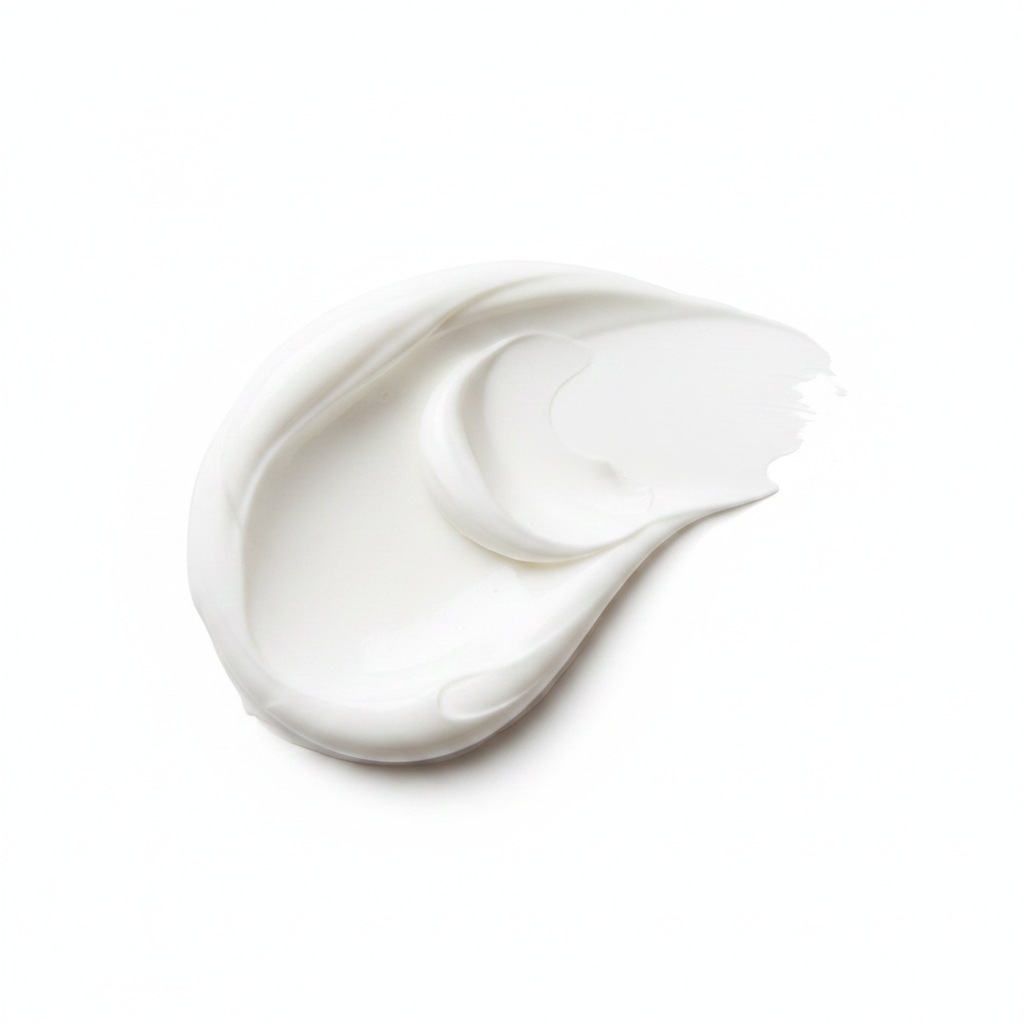 Rodial Bee Venom Eye Cream rich white cream texture swatch on white background