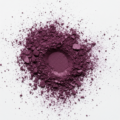 CBN Source Beauté Eyeshadow Compact Shade 53 — texture poudre flat lay violet prune