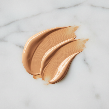 Rodial Glass Illuminating Liquid Concealer Shade 3 – medium tan texture swatch