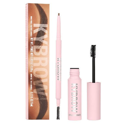 KYBROW eyebrow product set with packaging on a white background
