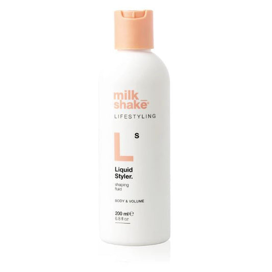 Milk Shake Liquid Styler bottle on a white background