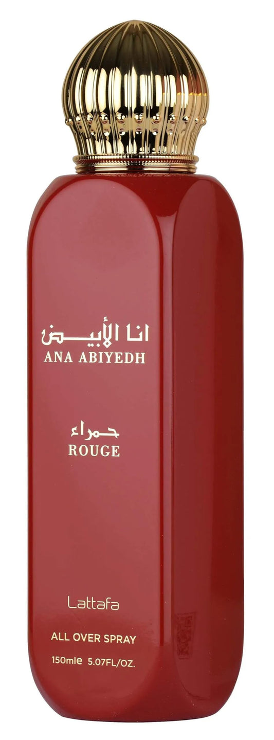 Lattafa Ana Abiyedh Rouge Spray corporel 150ml