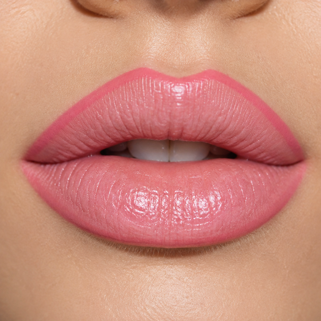 Lips Close-up Pretty Pink