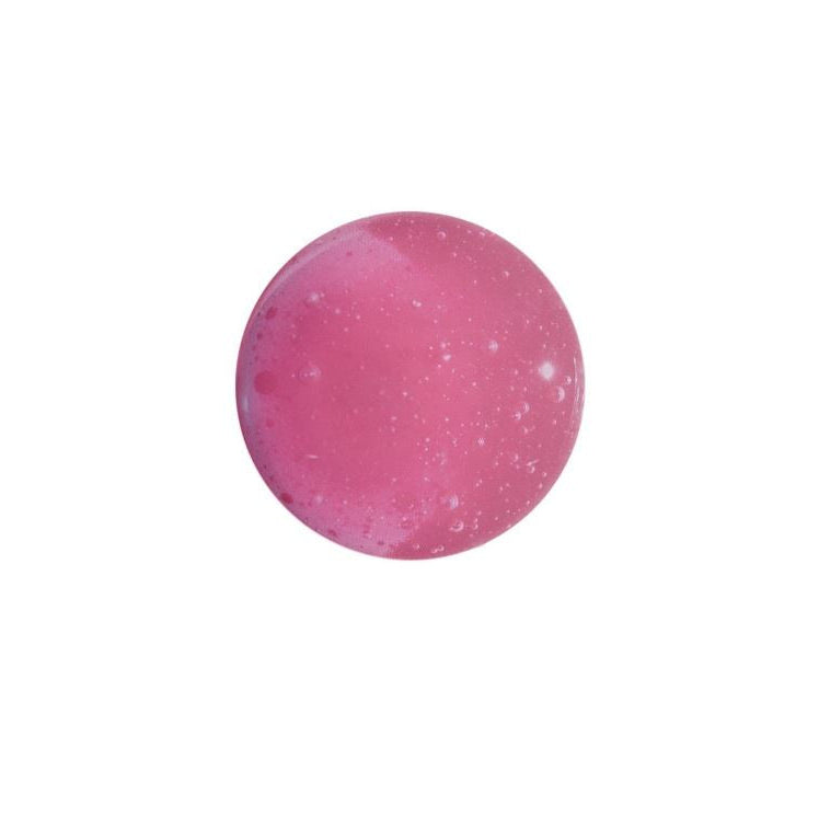 Pink sphere on a white background