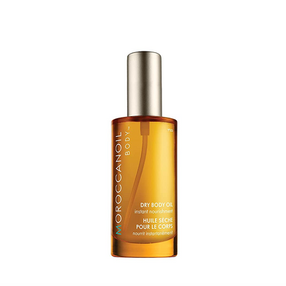 Moroccanoil bottle on a white background