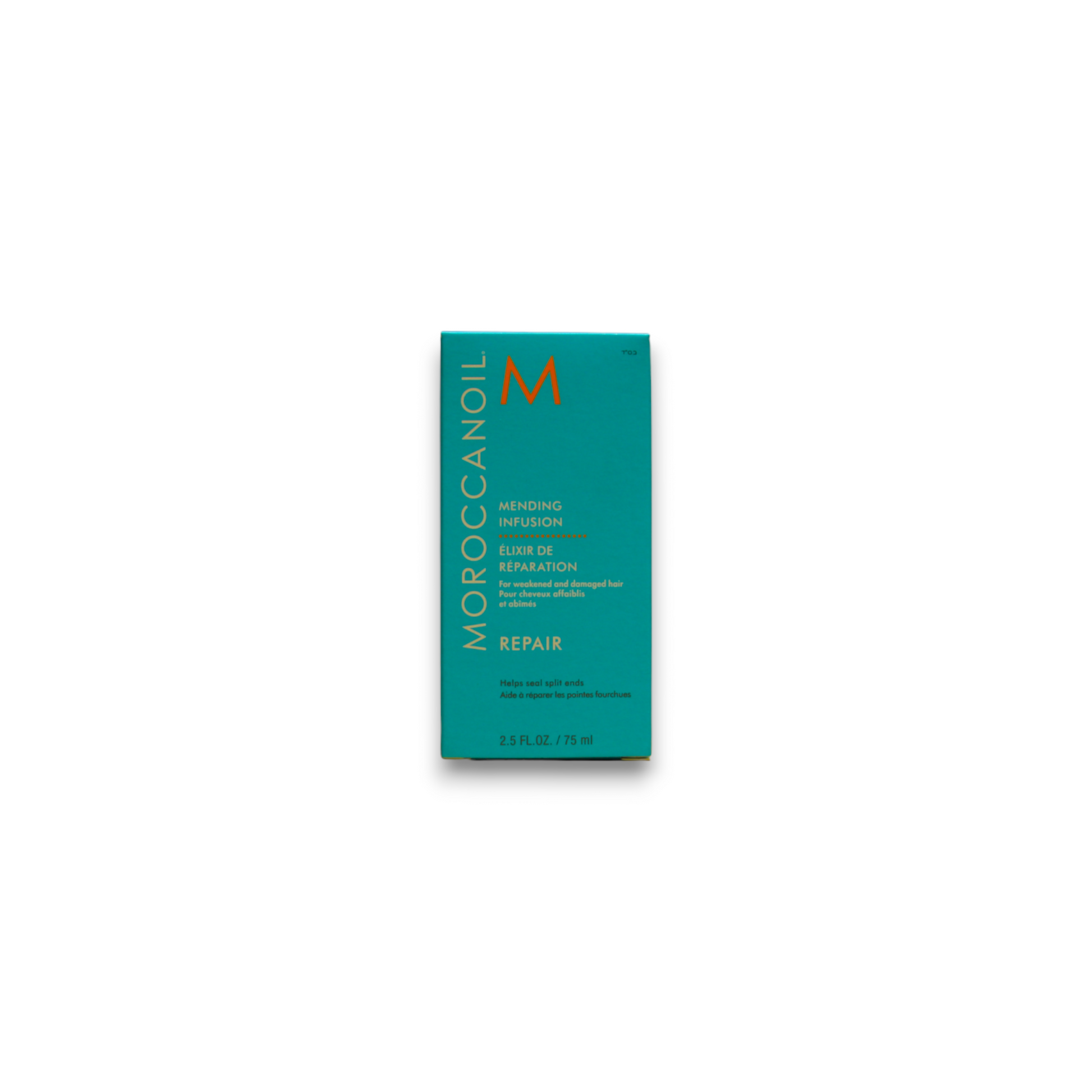 Moroccanoil product packaging on a white background