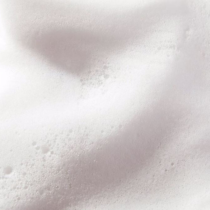 Close-up of white foam texture