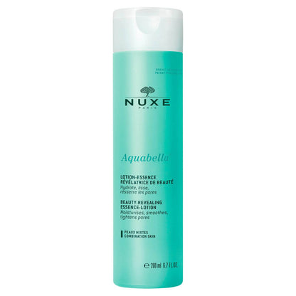 Nuxe Aquabella beauty-revealing essence lotion bottle on a white background