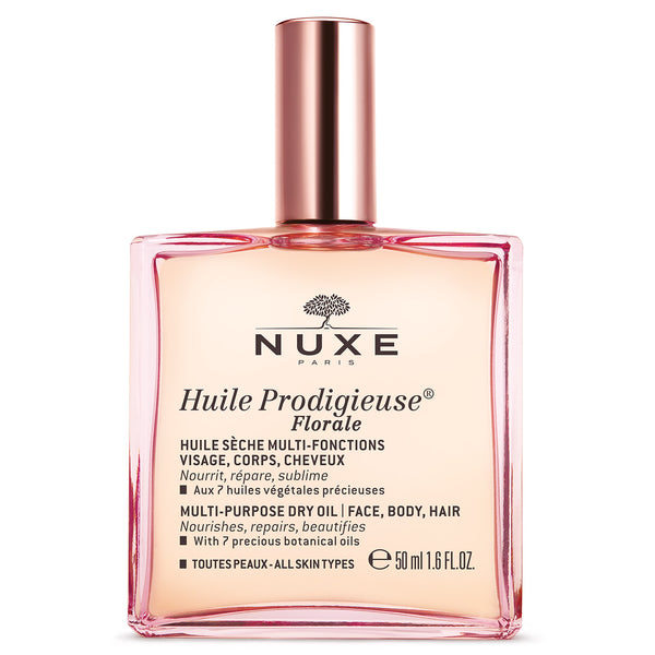 Nuxe Huile Prodigieuse Florale bottle on a white background