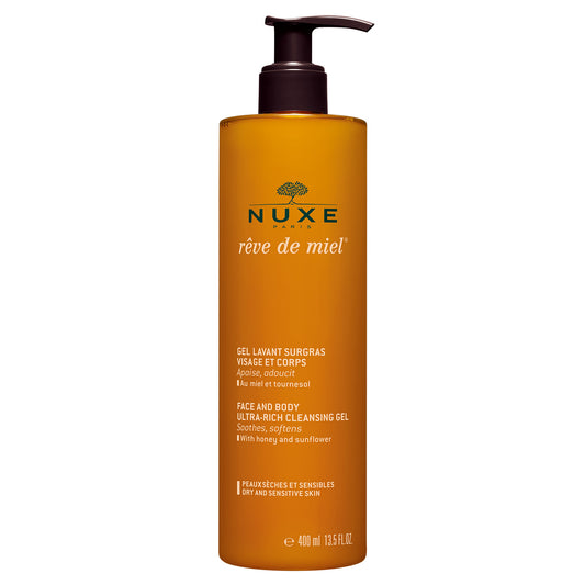 Nuxe, Reve de Miel Ultra Rich, Cleansing Gel, For Face, 400 ml