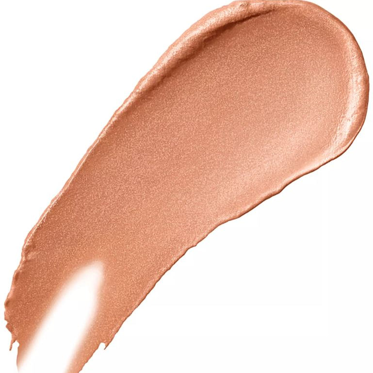 Nude-colored makeup swatch on a white background