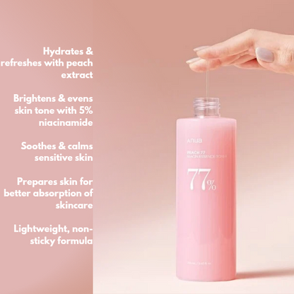 Anua Peach 77% Niacin Essence Toner