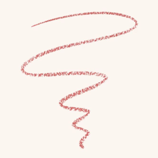 Red wavy line on a white background