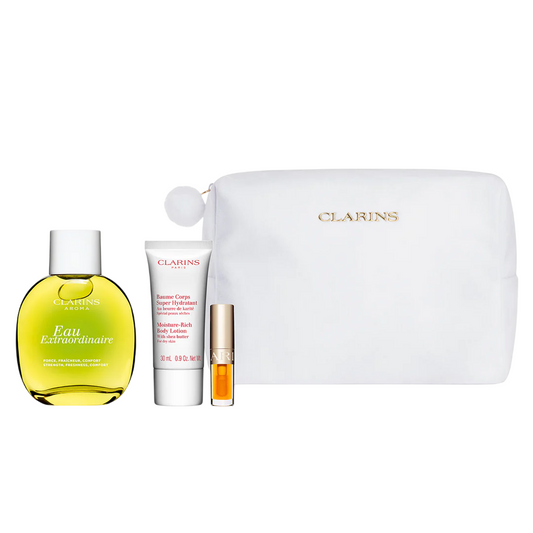 Clarins Eau Extraordinaire Collection Gift Set Pink Velvet