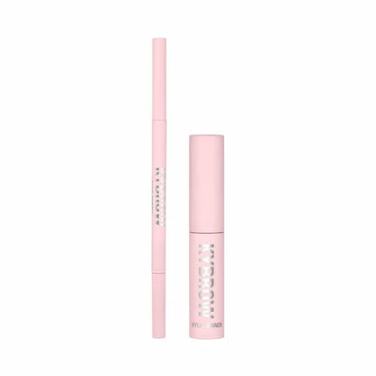 Pink makeup product with visible brand name on a white background