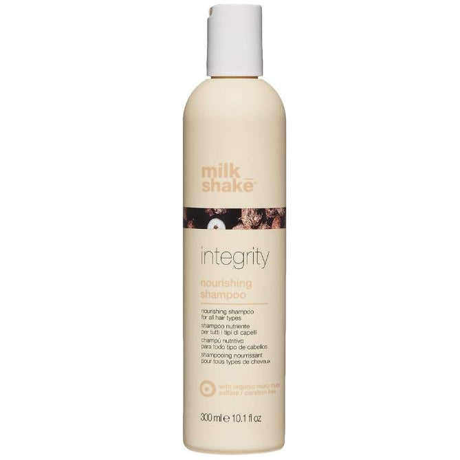 Milk Shake Integrity shampoo bottle on a white background