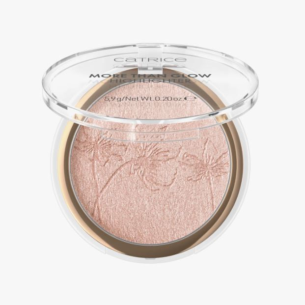 Catrice highlighter compact on a white background