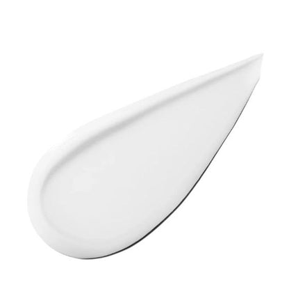 White cream or liquid droplet on a white background