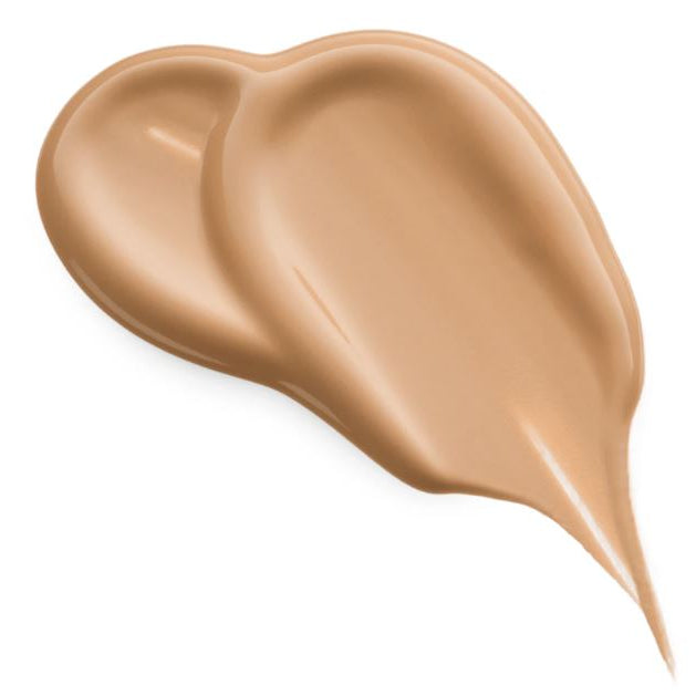 Beige foundation swatch on a white background