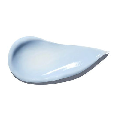Light blue ceramic teardrop-shaped object on a white background